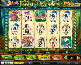 Forest of Wonders Main Screen