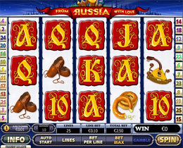 From Russia With Love Slot - Playtech