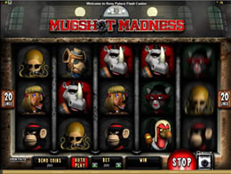 Screenshot of Mugshot Madness Microgaming Slot