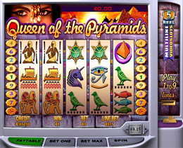 Queen Of The Pyramids Slot Main Screenshot