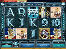 Screenshot of Thunderstruck 2 Microgaming Slot