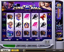 Cinerama Slot Screenshot