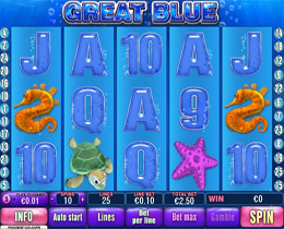 Great Blue Slot Main Screenshot