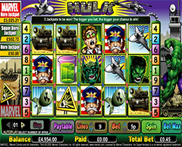 Main Screenshot of Incredible Hulk Slot