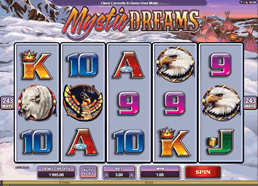 Screenshot of Mystic Dreams Microgaming Slot