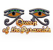 Queen Of The Pyramids Slot Logo