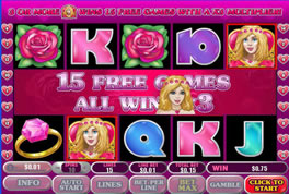 Screenshot of True Love Microgaming Slot