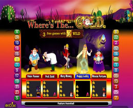 Bonus Pay Screenshot of Wheres the Gold Aristocrat Slot